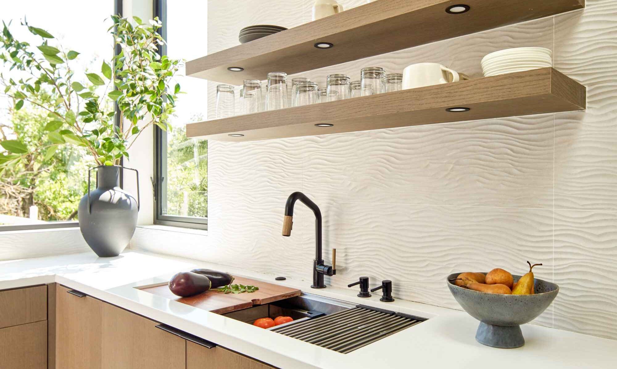 Enhance Your Kitchen with Floating Shelves